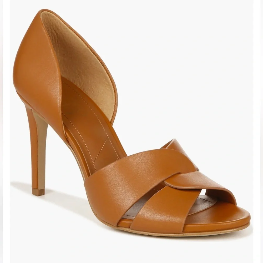 Franco Sarto leather Hanita Pump size 11. Brown/camel color. 3.5” heel. - Picture 5 of 7